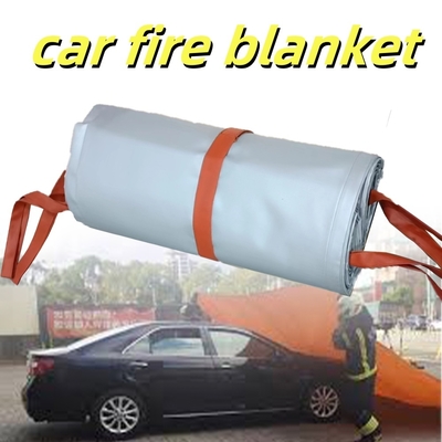 Gray EV Car Fire Blanket with 550℃ Thermal Resistance