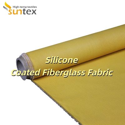Fire Prevention Silicone Coated Fiberglass Fabric with High Temperature Resistance and Corrosion Resistance for Industrial Applications
