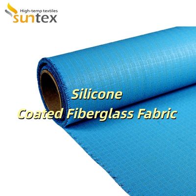 Flame Retardant Silicone Coated Fiberglass Fabric with Corrosion Resistance and Thermal Insulation