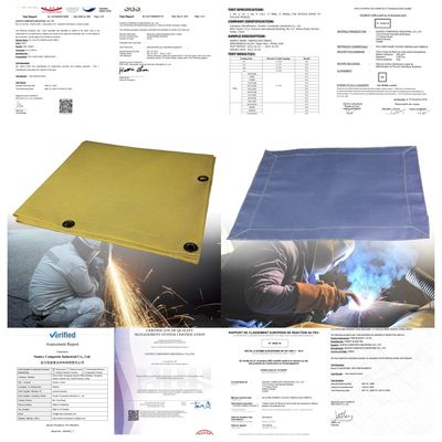 Large Size 100% Fiberglass Welding Blanket Fire Blanket with 550°C Heat Resistance for Industrial Safety