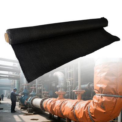 Alkali Free Grey Color Silicone Coated Fiberglass Fabric with 50 m / 100 m Roll Length for Heat Resistant Applications