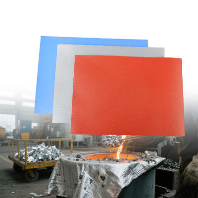 Fireproof Silicone Coated Fiberglass Fabric with Sparks Resistance and Alkali Free Grey Color for Welding Protection