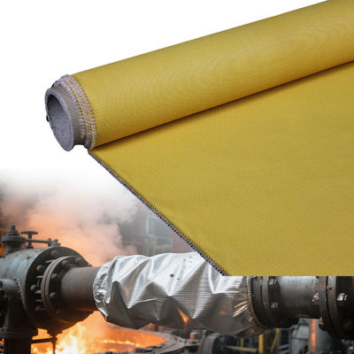 Double Sided E-Glass Silicone Coated Fiberglass Fabric Fireproof High Temperature Resistance 50 m / 100 m Roll