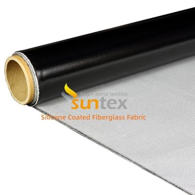 Weatherproof Water Repellent Silicone Coated Fiberglass Fabric with 50 m / 100 m Roll Length