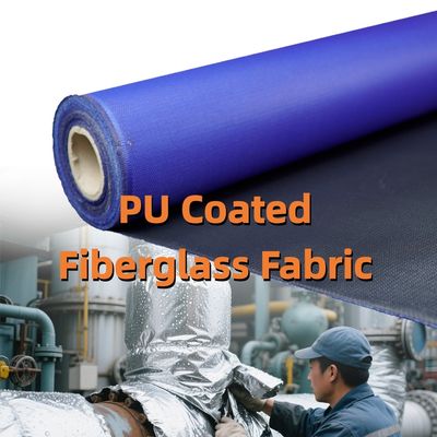 PU Coated Fiberglass Fabric Welding Blanket with 460 g/sqm Weight 0.41 mm Thickness and Multiple Width Options