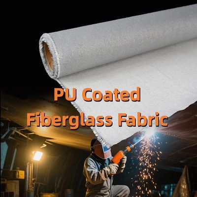 PU Coated Fiberglass Fabric Welding Blanket with Heat Shield for Brazing in Multiple Widths 1m to 1.55m