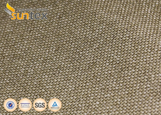 Vermiculite Silica Coated Fiberglass Fabric 1200°C Welding Blanket