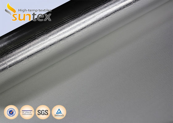 550℃ High Thermal Flange Cover Material: 0.4mm Aluminum Foil Fiberglass Insulation Blanket