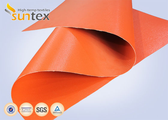 Fireproof 850g/m2 Silicone Coated Fiberglass Fabric with 260℃ Heat Resistance for High Temperature Protection
