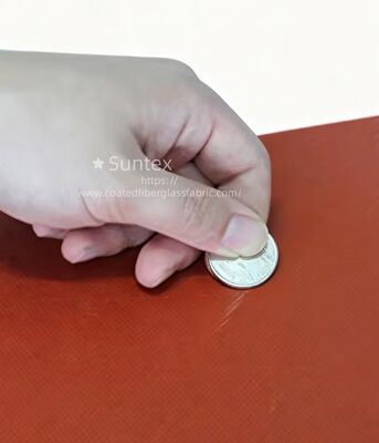 डबल साइड सिलिकॉन रबर लेपित फाइबरग्लास कपड़े - अग्निरोधक और 850g/m2 उच्च सिलिकॉन फाइबरग्लास कपड़े