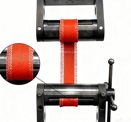 भारी शुल्क 850g/m2 सिलिकॉन लेपित फाइबरग्लास कपड़े - औद्योगिक अनुप्रयोगों के लिए अग्निरोधक और गर्मी प्रतिरोधी