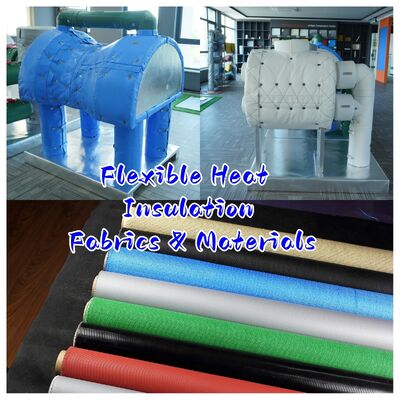 EN-13501 प्रमाणित फायर कर्टेन फैब्रिक जिसमें 550°C तापमान प्रतिरोध और आग और धुएं से सुरक्षा के लिए 0.6mm मोटाई है