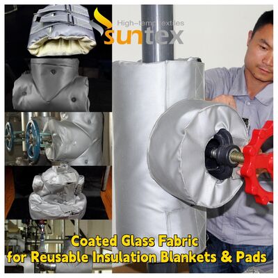 1000°C तापमान प्रतिरोधी शीसे रेशा कपड़ा थर्मल इन्सुलेशन कपड़े अनुकूलन योग्य आकारों में पानी और तेल प्रतिरोधी