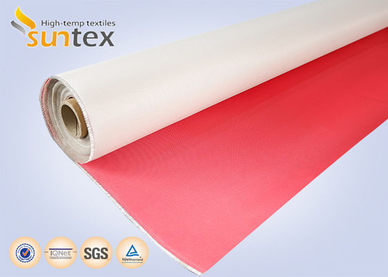 M0 Welding Fire Blanket Fabric 0.41mm 460g, PU Coated Heatproof Fiberglass for Duct Use