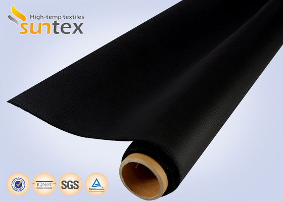 Water & Oil Resistant PU Coated Fiberglass Cloth, Fire Resistant for Fire and Smoke Curtains