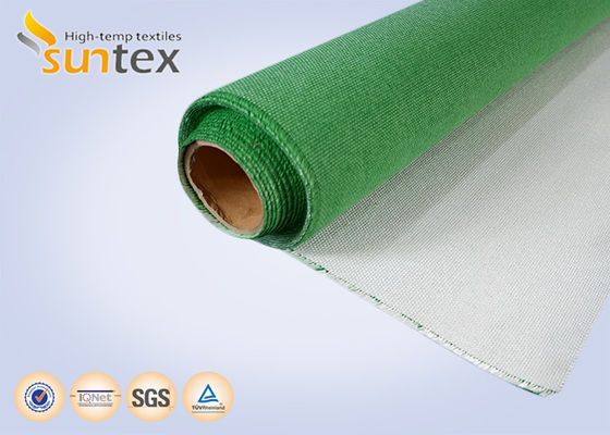 Water & Oil Resistant PU Coated Fiberglass Cloth, Fire Resistant for Fire and Smoke Curtains
