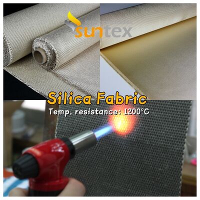 उच्च तापमान वाले शीसे रेशा कपड़े के साथ 8 एच साटन बुनाई निर्माण 1000 डिग्री सेल्सियस तक उत्कृष्ट गर्मी प्रतिरोध प्रदान करता है