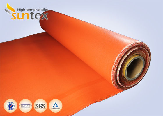 High Temperature Resistance Fire Retardant Alkali Free Silicone Coated Fiberglass Fabric for Welding Blankets