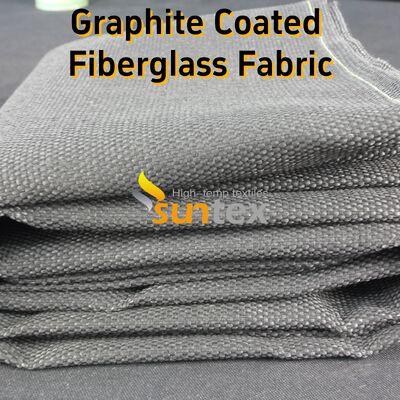 Black High Temperature Fiberglass Cloth with 750℃ Temperature Resistance and 28.82oz/sqy Unit Weight for Fire Protection