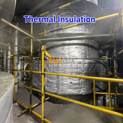 Customizable Sizes 1000°C Temperature Resistant Water and Oil Resistant Thermal Insulation Fabric Removable Insulation Jacket