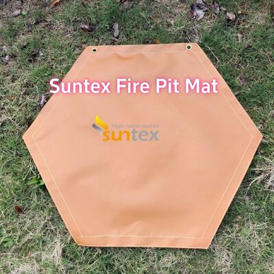550°C Heat-resistant Fire Pit Mat with Customizable Size and Multi-layer Structure for Outdoor Protection