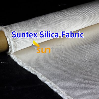 1700°C Softening Point Silica Fabric 96% SiO2 High Temp Fireproof Cloth For Welding Blanket Removable Insulation Jacket Aerospace Nuclear Industry