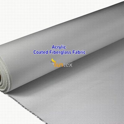 550 Degree C Fire Resistant Fiberglass Fabric with Acrylic Coating for Easy Sewing and Cutting