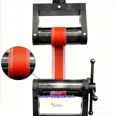 औद्योगिक अनुप्रयोगों के लिए अग्निरोधक उच्च तापमान प्रतिरोधी एंटी-टियर सिलिकॉन लेपित फाइबरग्लास कपड़े