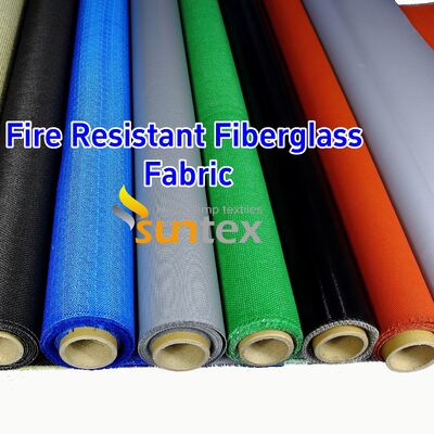 590 g/sqm 0.45 mm Thickness Silicone Coated Fiberglass Fabric for Thermal Insulation and Fire Barrier from -50℃ to 550℃