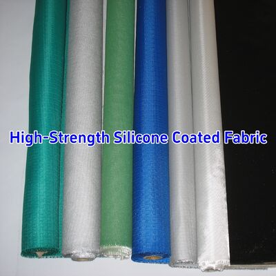 590 g/sqm Silicone Coated Fiberglass Fabric with 0.45 mm Thickness for Heat Resistant Insulation up to 550℃