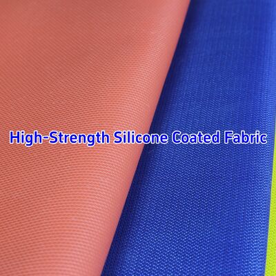 590 g/sqm 0.45 mm Thickness Silicone Coated Fiberglass Fabric for Thermal Insulation and Fire Barrier from -50℃ to 550℃