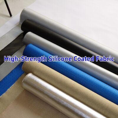 Plain Woven Silicone Coated Fiberglass Fabric with Fire and Heat Resistance for Industrial Applications