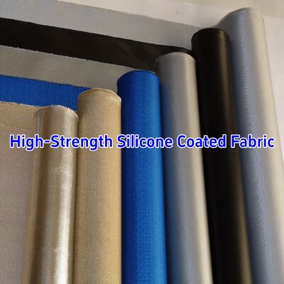 High Temperature Resistant Fire Resistance 590 g/sqm Weight Silicone Coated Fiberglass Fabric High Silica Fiberglass Cloth