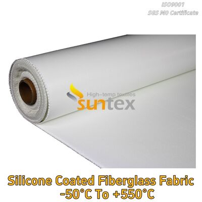 Heat Insulation and Fireproof Waterproof Material Silicone Coated Fiberglass Fabric