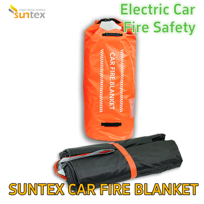 Electric Vehicle Fire Blanket Welding protection Silicone Fiberglass Cloth