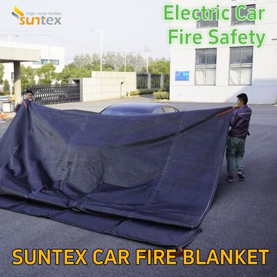 6*9M EV Car Fire Blanket 19.8*26 Ft Car Fire Blanket Fiberglass Cloth Roll