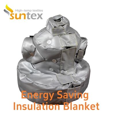 औद्योगिक फाइबरग्लास हटाने योग्य वाल्व गेट के लिए इन्सुलेशन जैकेट