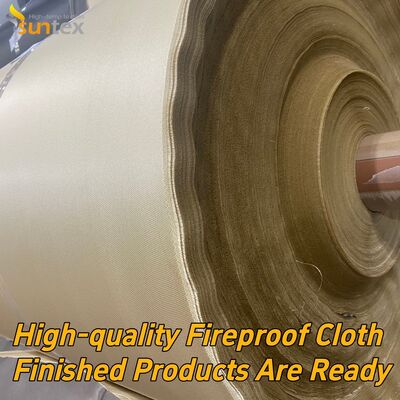 550C Temperature Resistance 1920 g/sqm Weight Thermal Insulation Heat Resistant Fiberglass Fabric