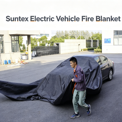 Suntex Electric Vehicle Fire Blanket Contain Lithium Battery Fires