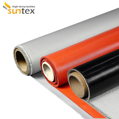 Silicone Coated Fiberglass Fabric Heat Resistant Fireproof Cloth